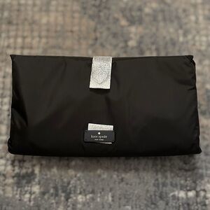 NWOT Kate Spade Black Nylon Travel Mat